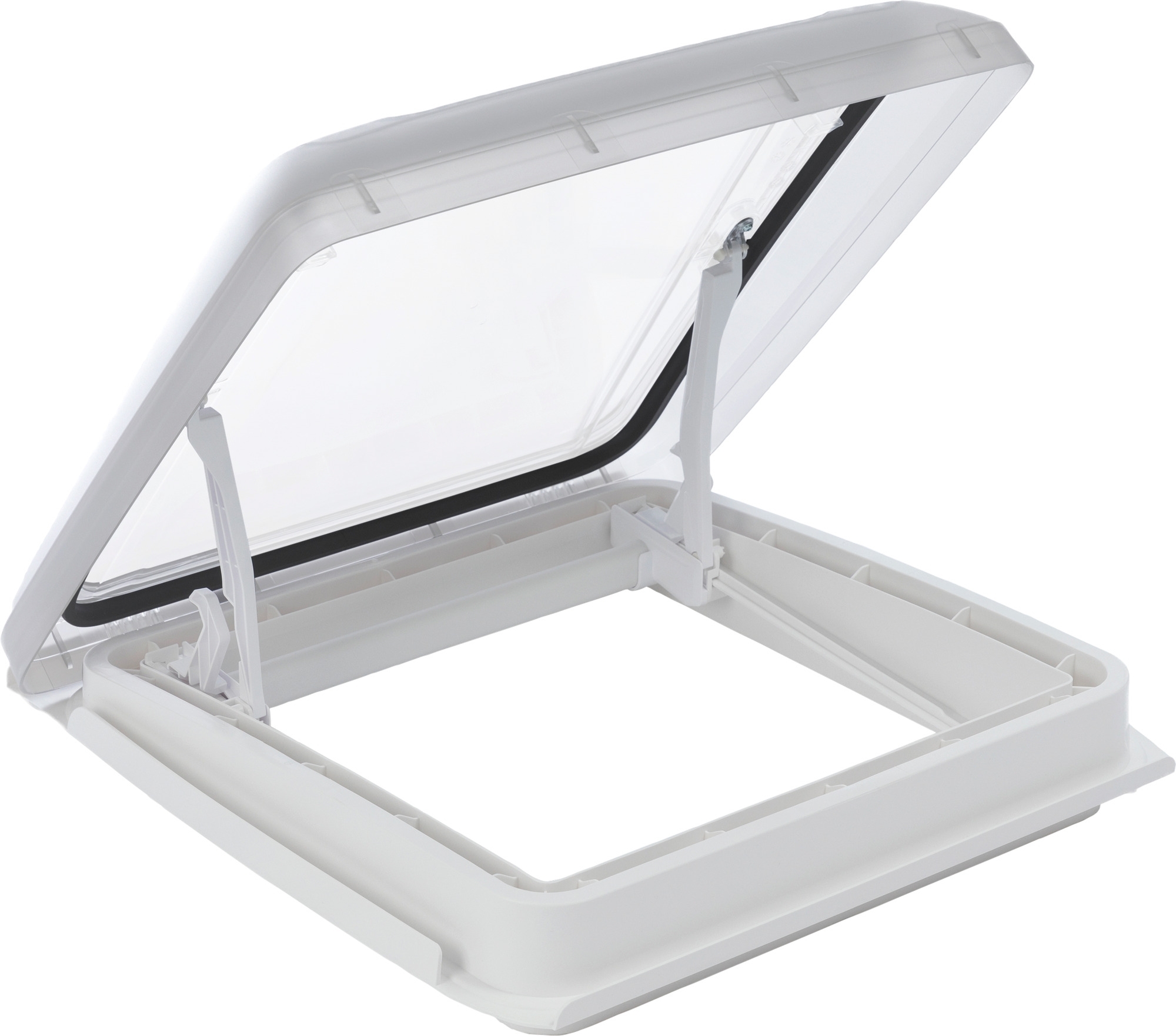 MPK VisionStar M Dachhaube Wohnwagen 400 x 400 mm ohne Dauerlüftung signalweiß für Dachdicken 25-60 mm