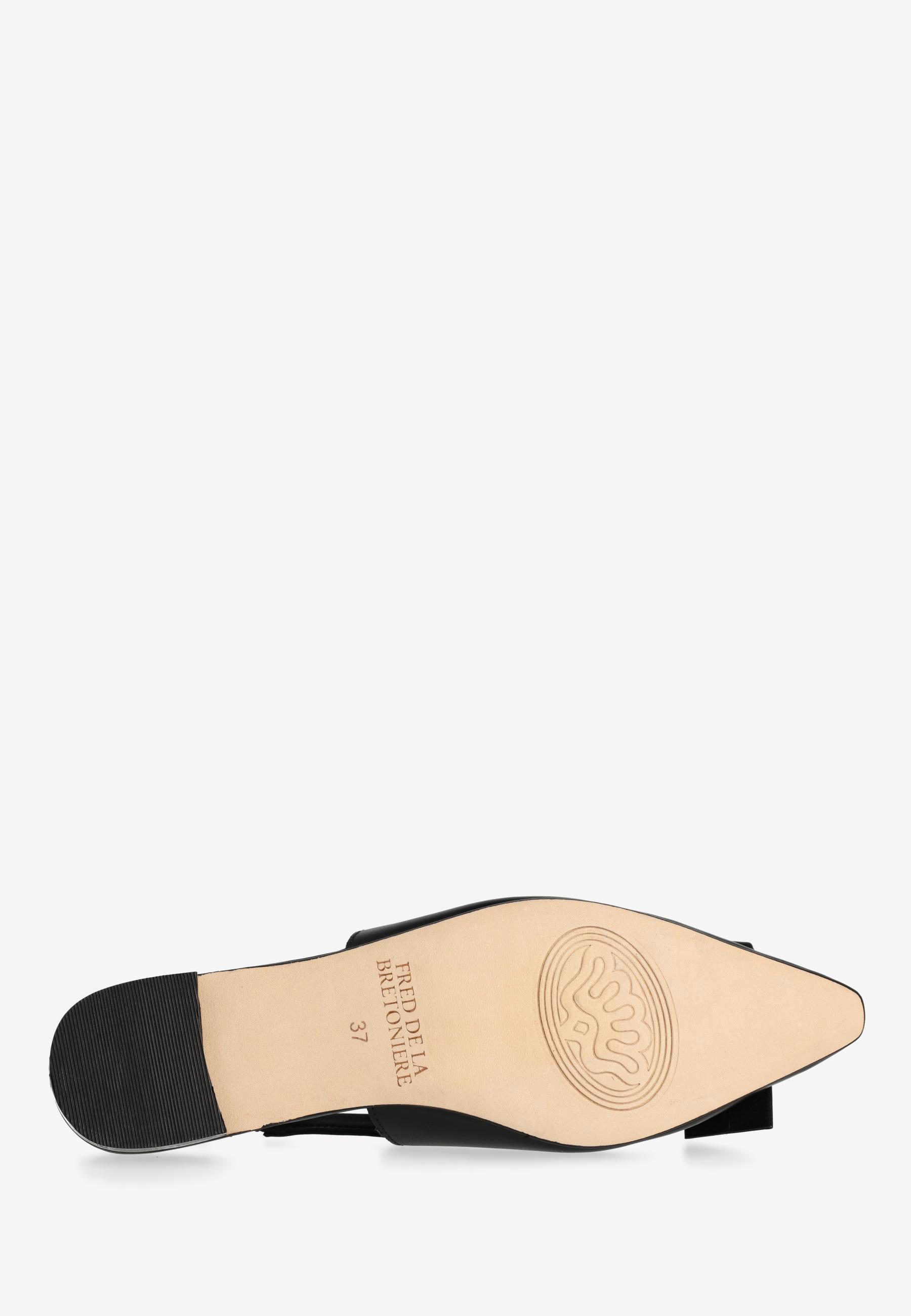 ELISSE SLING Slingback nappa leather Black