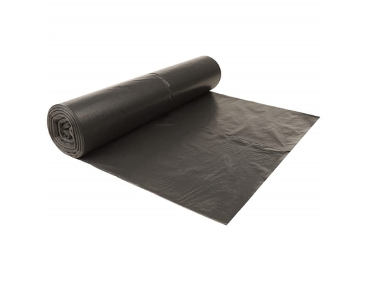 VIDAXL - Sacs poubelles 250 pcs noir 120 l