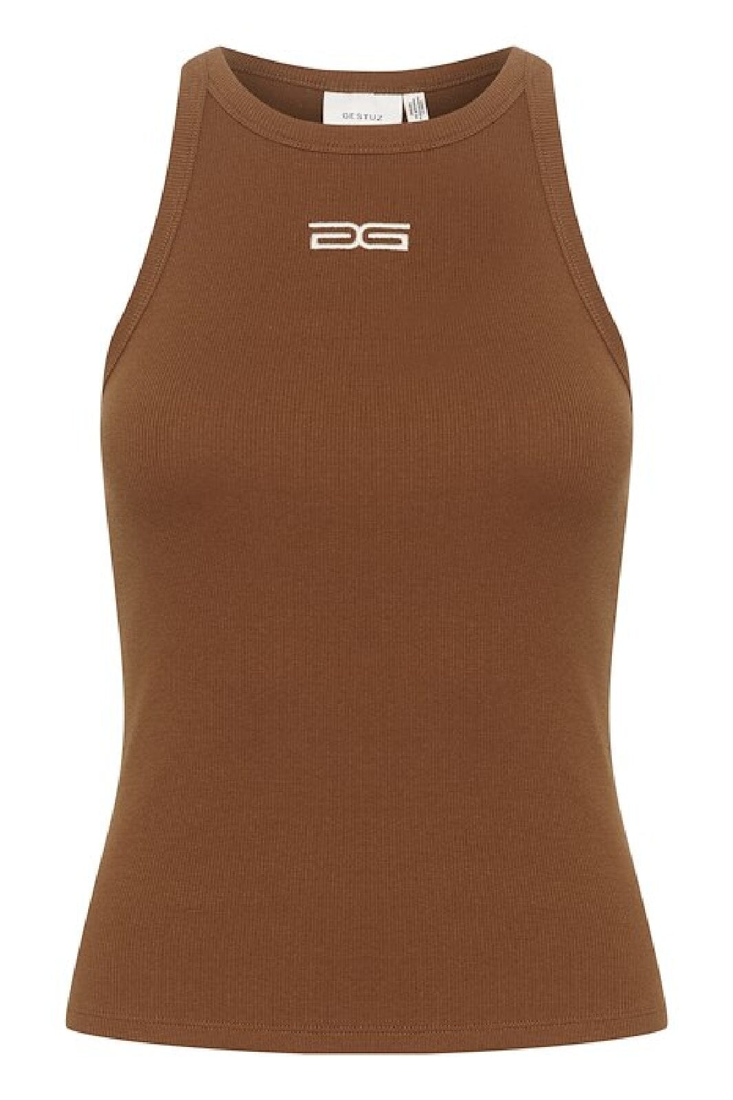 Gestuz Drewgz Sl Logo Tank 191227 sorrel horse