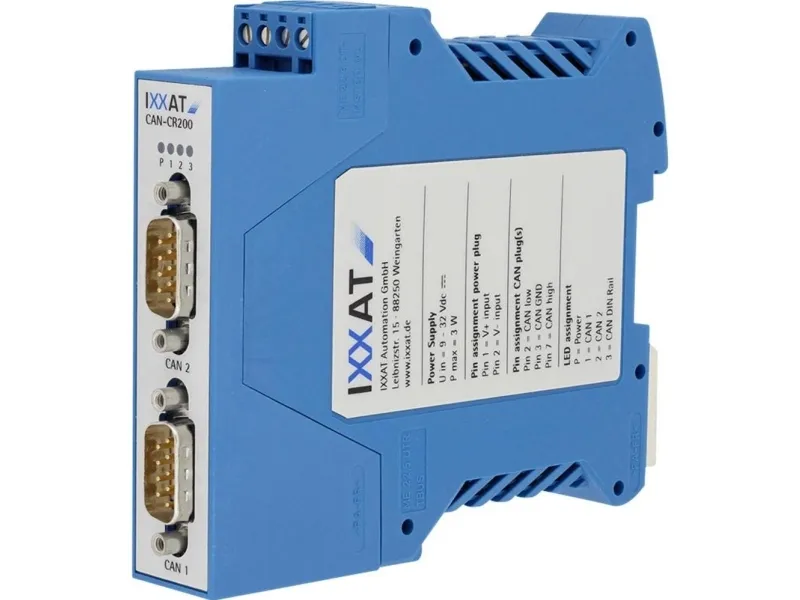 Ixxat 1.01.0067.44010 CAN-CR200 CAN repeater CAN bus 24 V/DC 1 stk