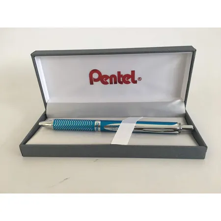 Pentel EnerGel Liquid-Gel-Roller Sterling mit matt-blau Gehäuse
