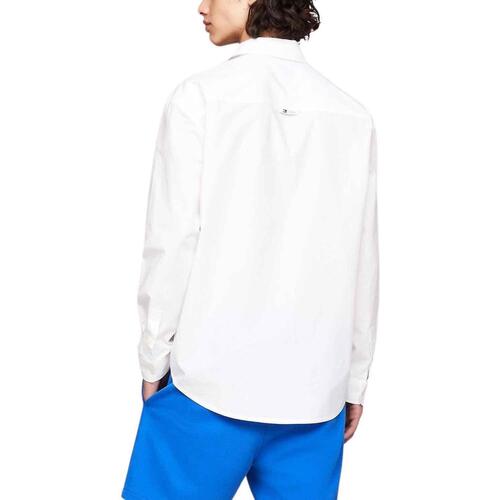 Tommy Jeans - TJM RLX CLASSIC SHIRT EXT Blanco