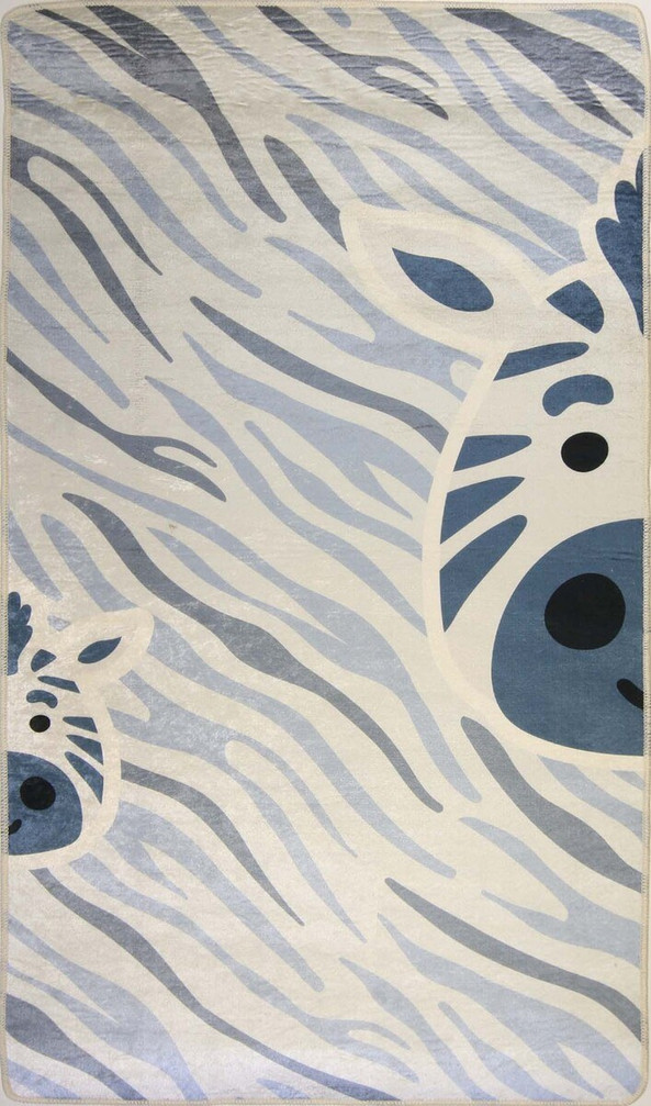 Mani Textile TPS_ZEBR_BLE00 - Tapis pour Enfant