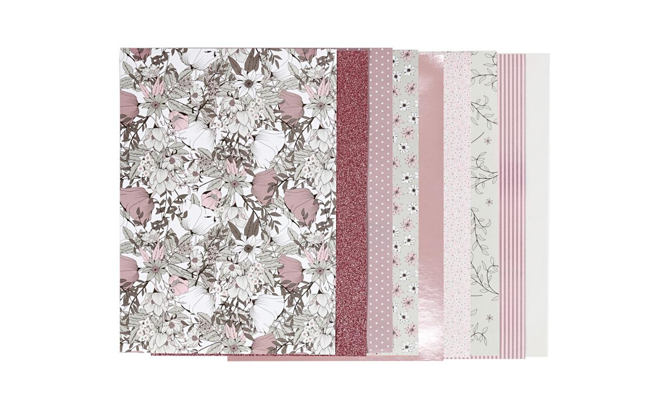 Bastelpapier Vivi Gade-Design 20 x 30 cm, 24 BlattBastelpapier