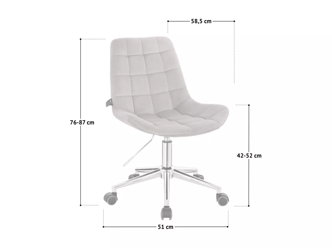 Chaise de bureau MICKY pour enfants réglable en hauteur Vin Rouge