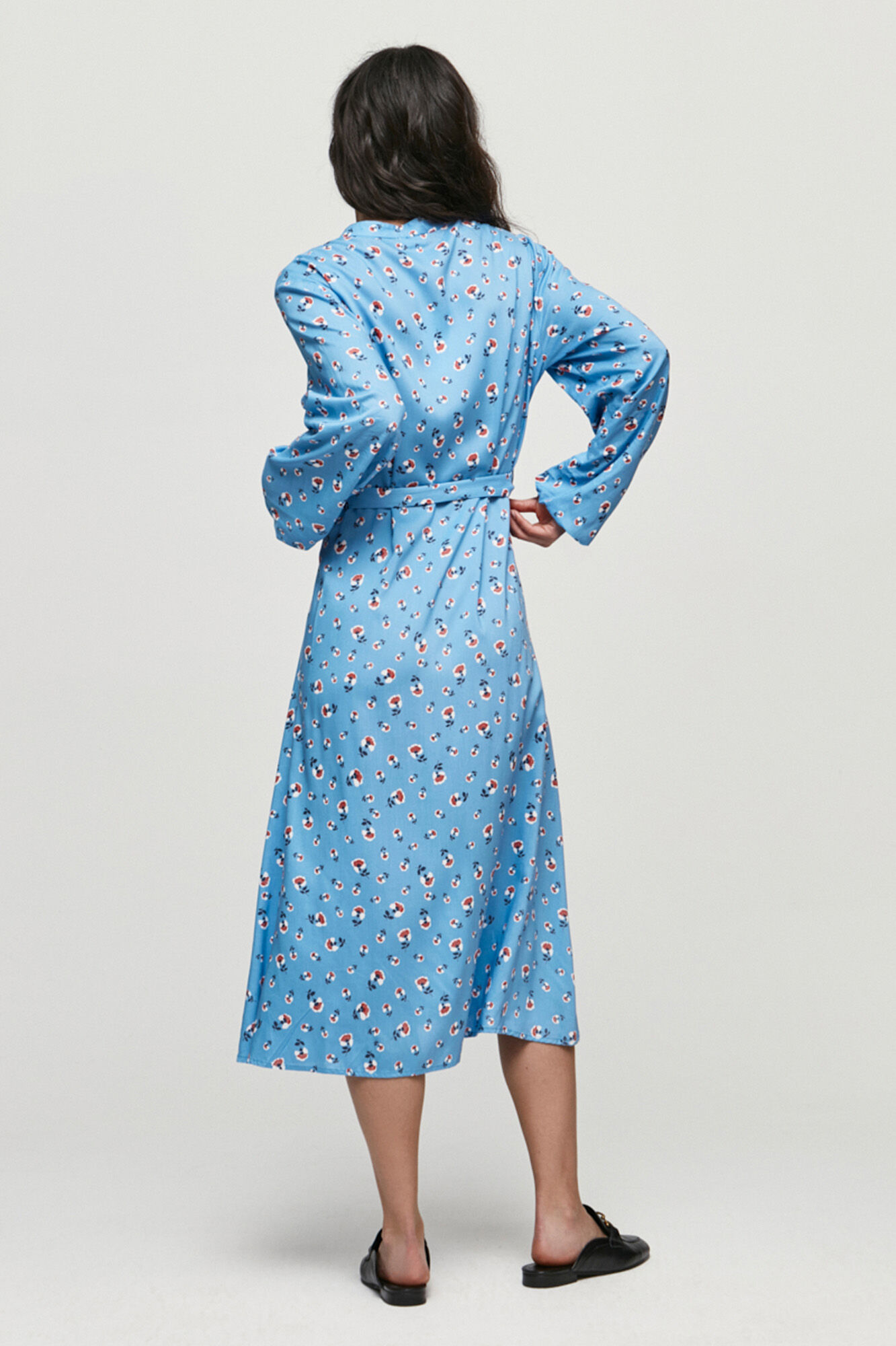 Vestido camisa - Azul