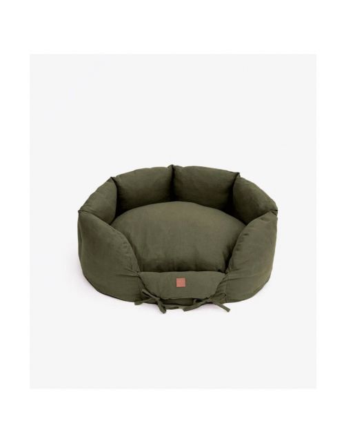 Pet & Co. Ronny Linnen Kaki - Hondenmand
