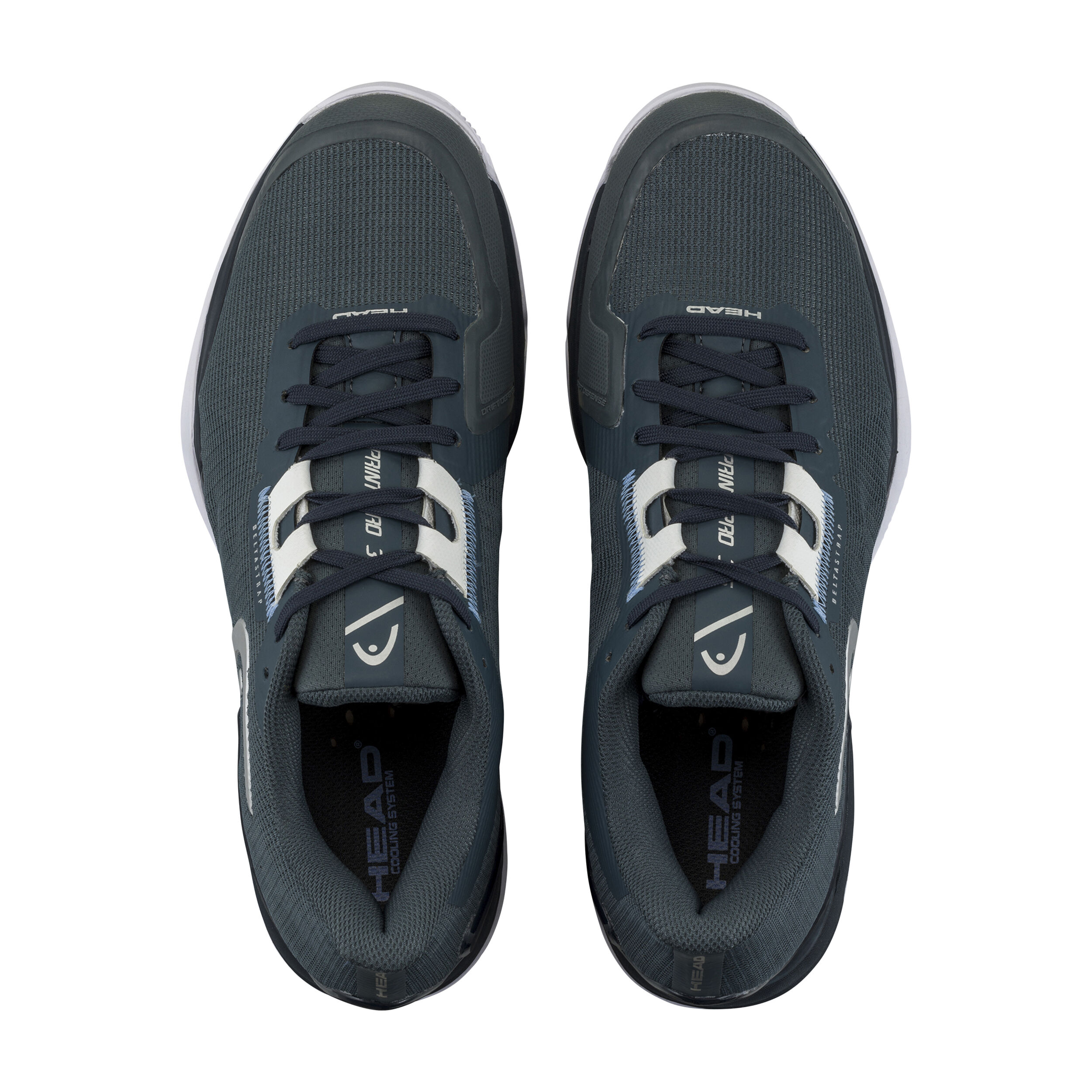 HEAD Sprint Pro 3.5 Chaussure Terre Battue Hommes - Gris Foncé, Bleu