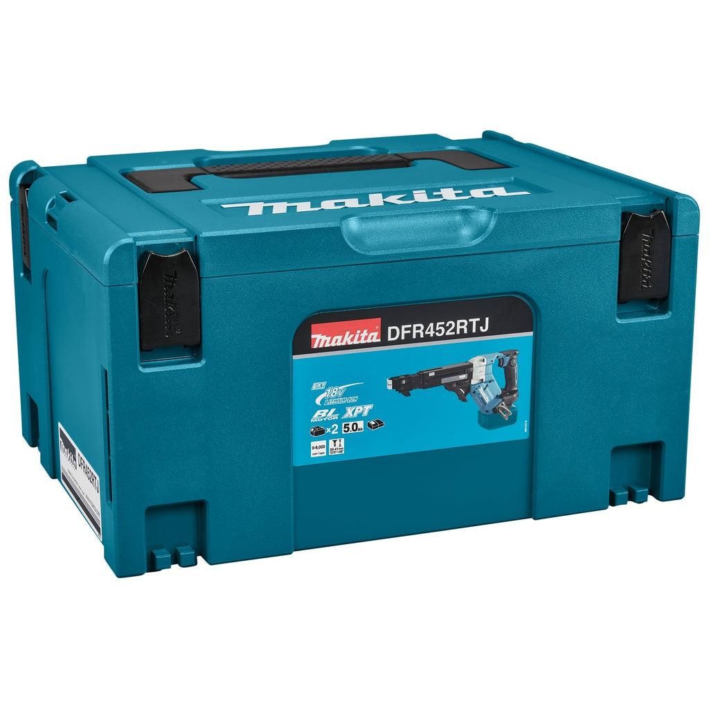 Makita DFR452RTJ Accu bandschroefmachine 20-41mm 18V 5.0Ah in Mbox