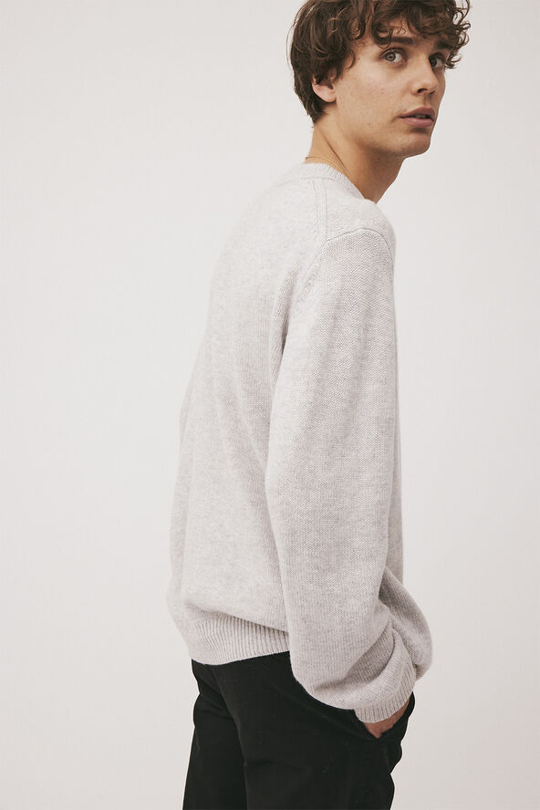 Magasin du Nord Collection Ethan 2 RWS Cashmere & Uldmix Light grey melange