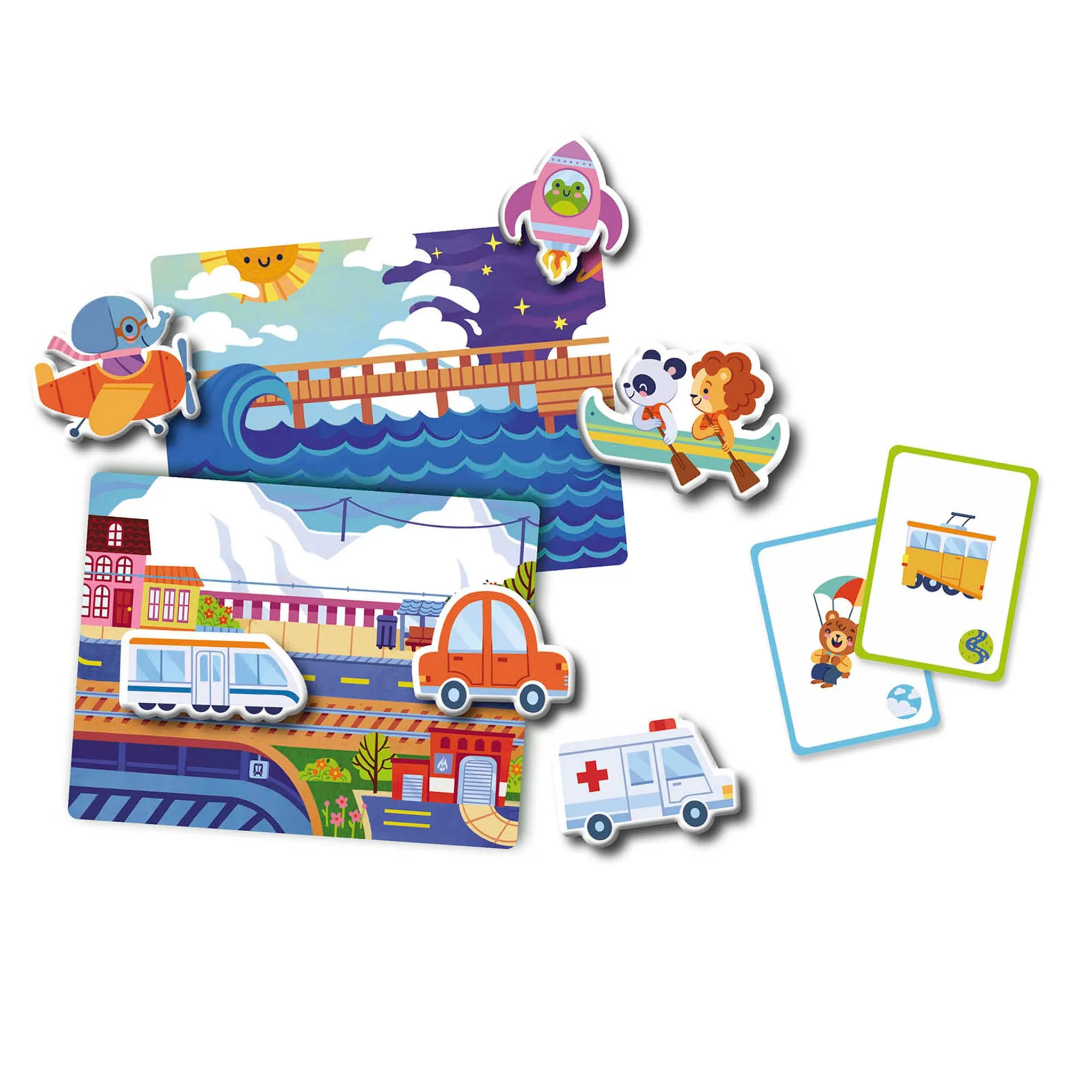 Auzou Mon Petit Coffret Aimanté - Véhicules