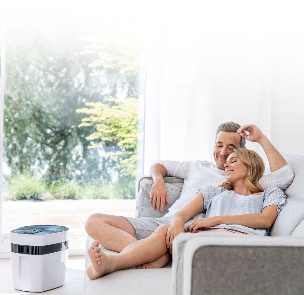 BEURER Kombigerät Luftbefeuchter und -reiniger »Maremed Meeresklimagerät, Kombiset mit Filter und Salz« für 50 qm Räume Simuliert Meeresklima für zuhause, mit Luftbefeuchtung und - reinigung