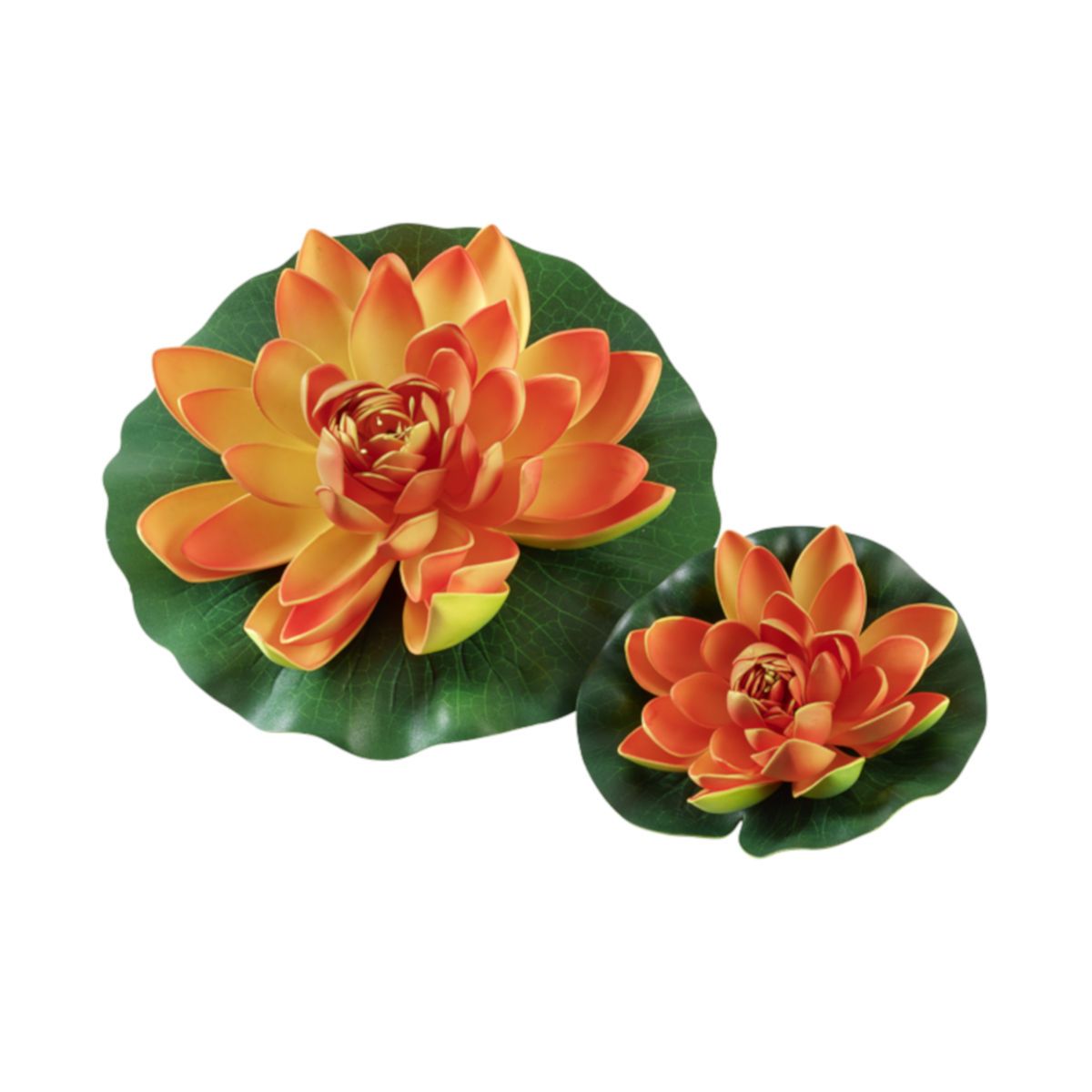 Hobby Seerose orange - künstliche Teichpflanze
