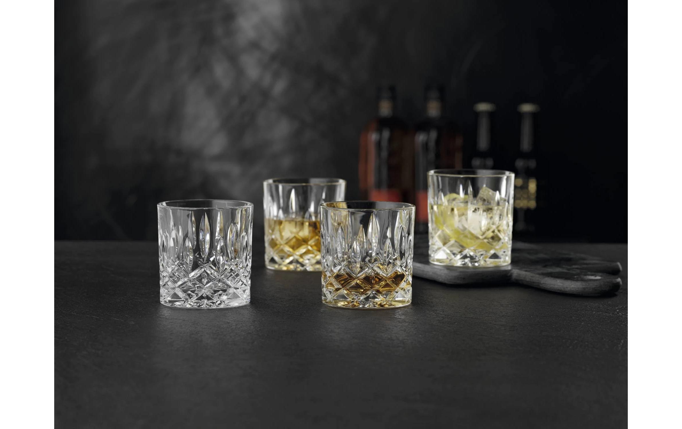 Whiskygläser Noblesse S.O.F, 4 StückKristall-Whiskygläser im Diamantmuster