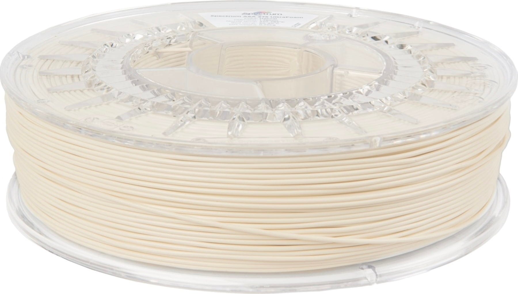 Spectrum  LW-ASA UltraFoam Natural, 1,75 mm / 750 g    Technisches Leichtbau-Filament mit Schäumtechnologie in Natural