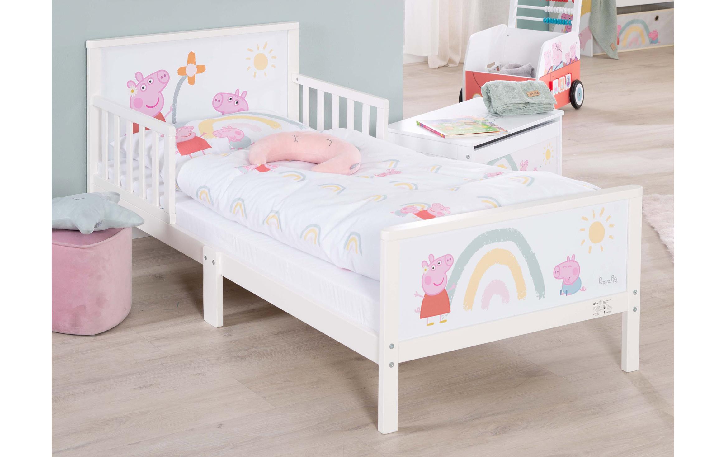 Kinderbett Peppa-Pig 70 x 140 cm<br>Hochwertiges und langlebiges Möbelstück