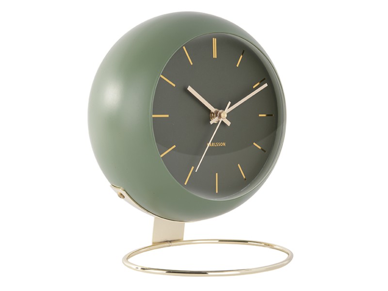 Table Clock Globe KA5832BK Black