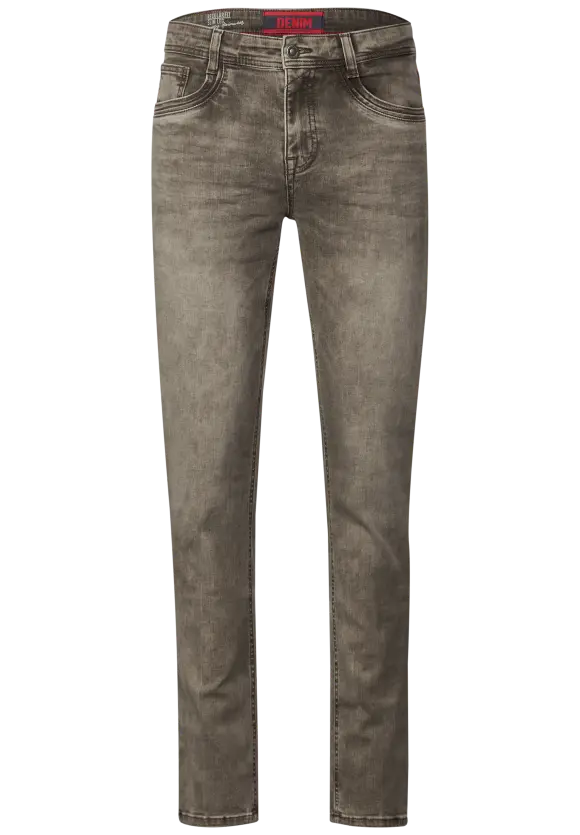 Farbige Regular Fit Jeans - beige random wash