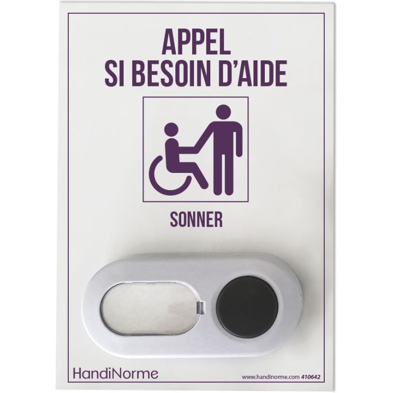 Kit Carillon d'Appel UNIK N°3 - Appel si besoin d'aide - Vertical