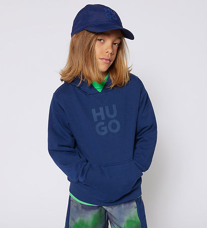 HUGO Kapuzenpullover - Mittelalter Blue
