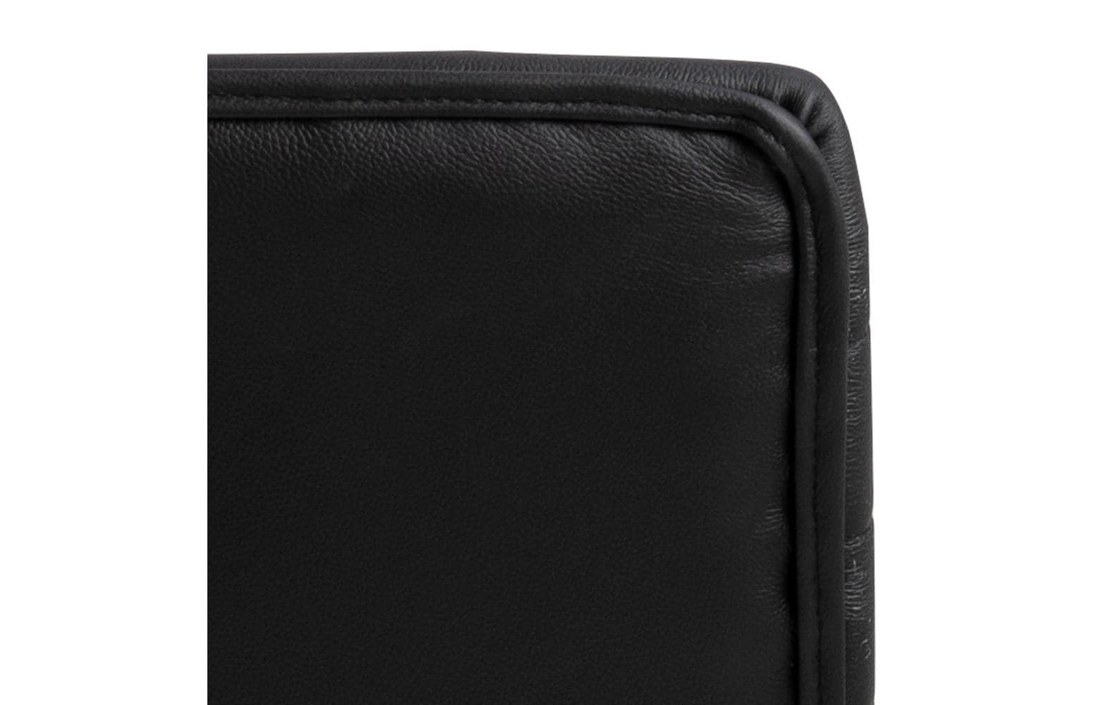 Bürostuhl Winslow, mit Polsterrücken und Armlehnen, Schwarz<br>Schreibtischstuhl im Leder look
