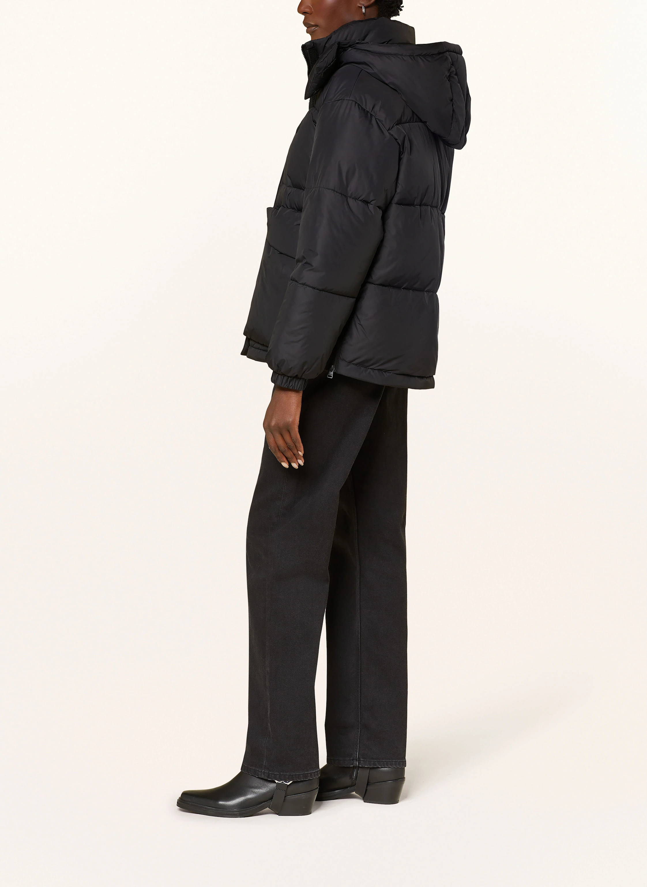 HUGO BLUE Steppjacke FINLEY mit abnehmbarer Kapuze