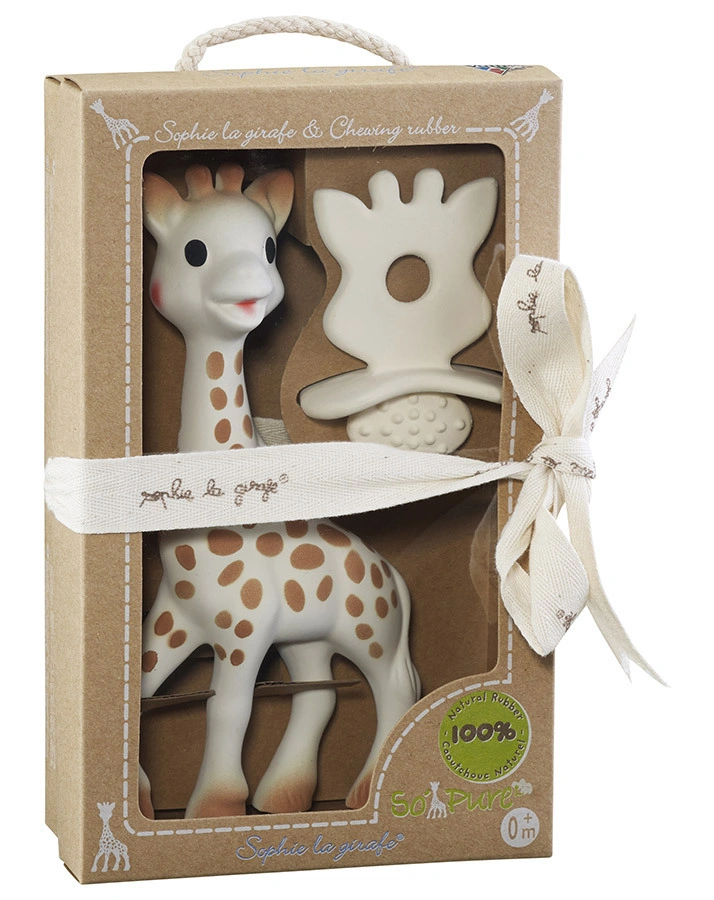 Beißring-Set SOPHIE LA GIRAFE® und SO`PURE 2-teilig