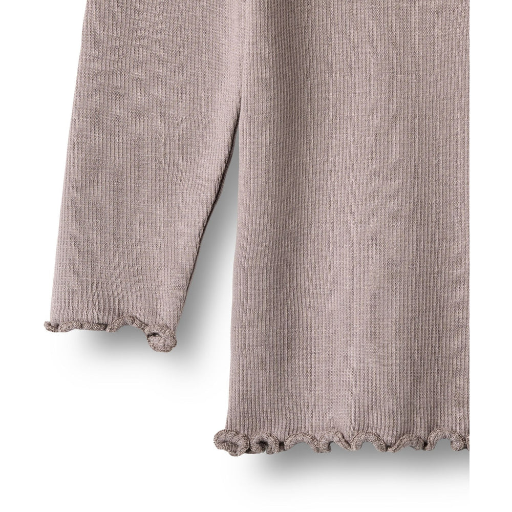 Køb Wheat Dusty Purple Rib Bluse Reese