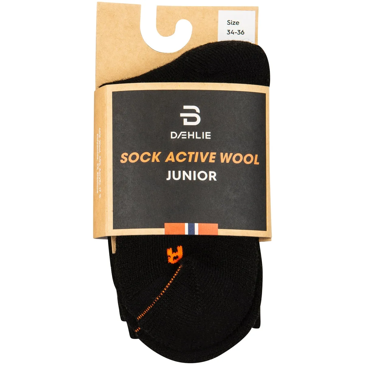 Dæhlie Sock Active Wool Jr Black