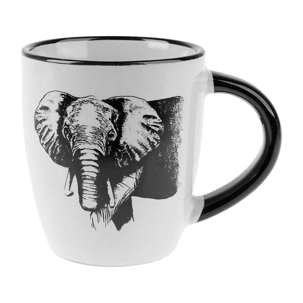 Tasse JUMBO éléphant grès 10cl