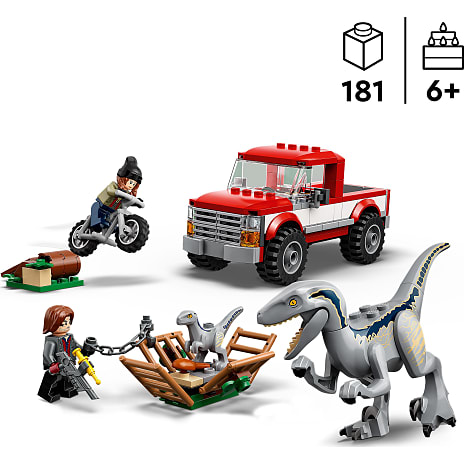 LEGO® Jurassic World Blue og Beta – velociraptor-fangst 76946
