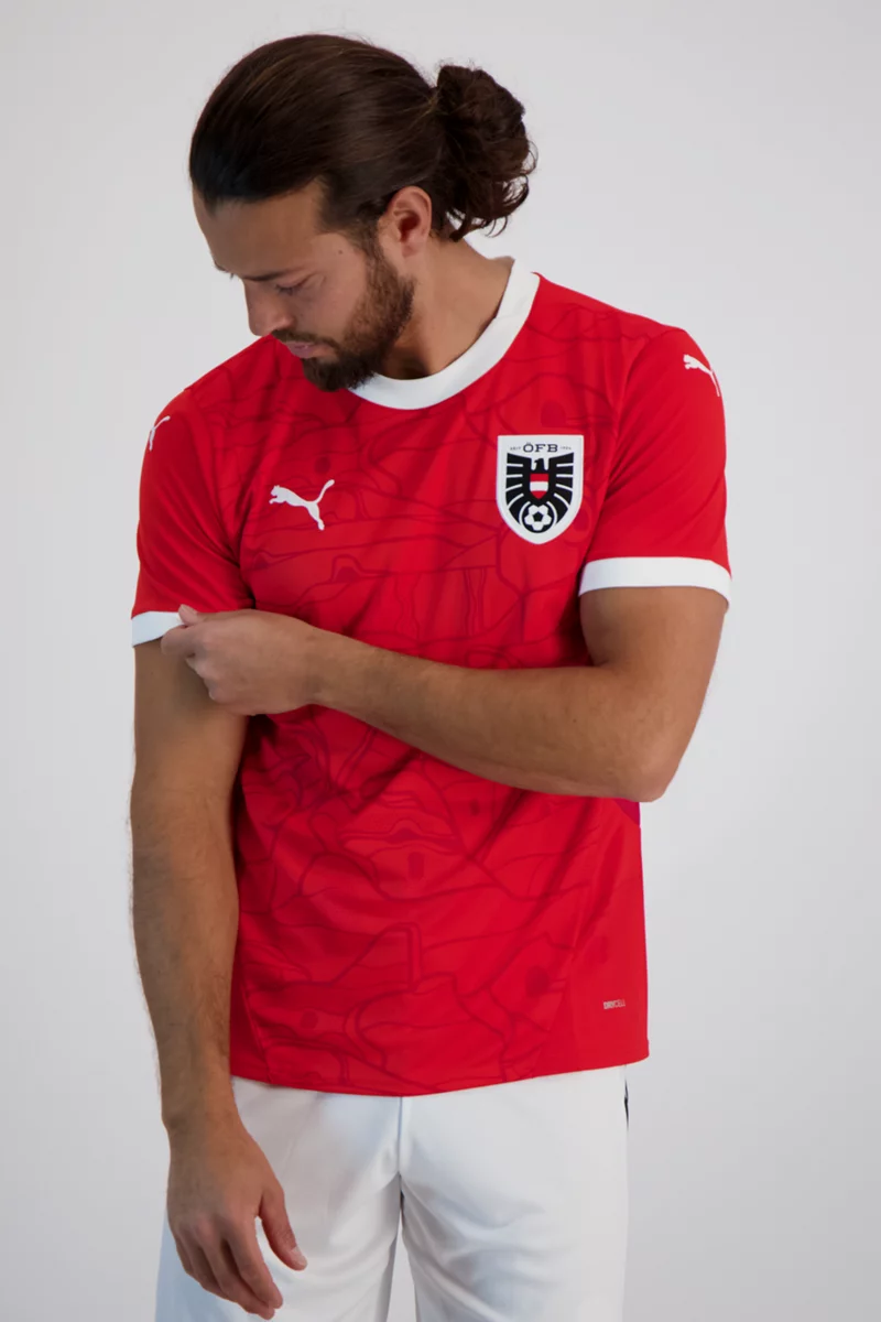 Puma Österreich Home Replica Herren Fussballtrikot EM 2024