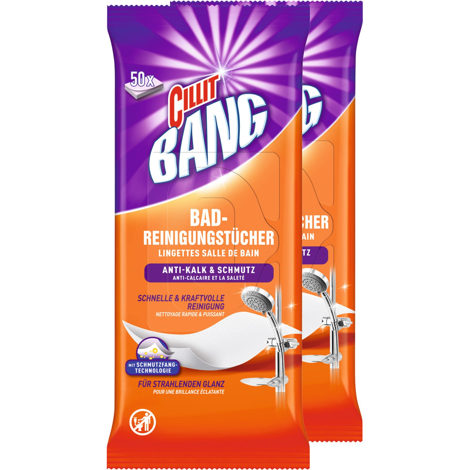 Cillit Bang Reinigungstücher Bad 2x50St