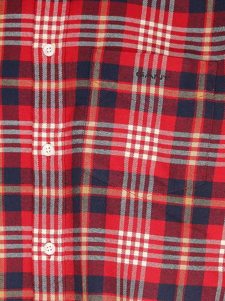 GANT Flanellhemd  rot