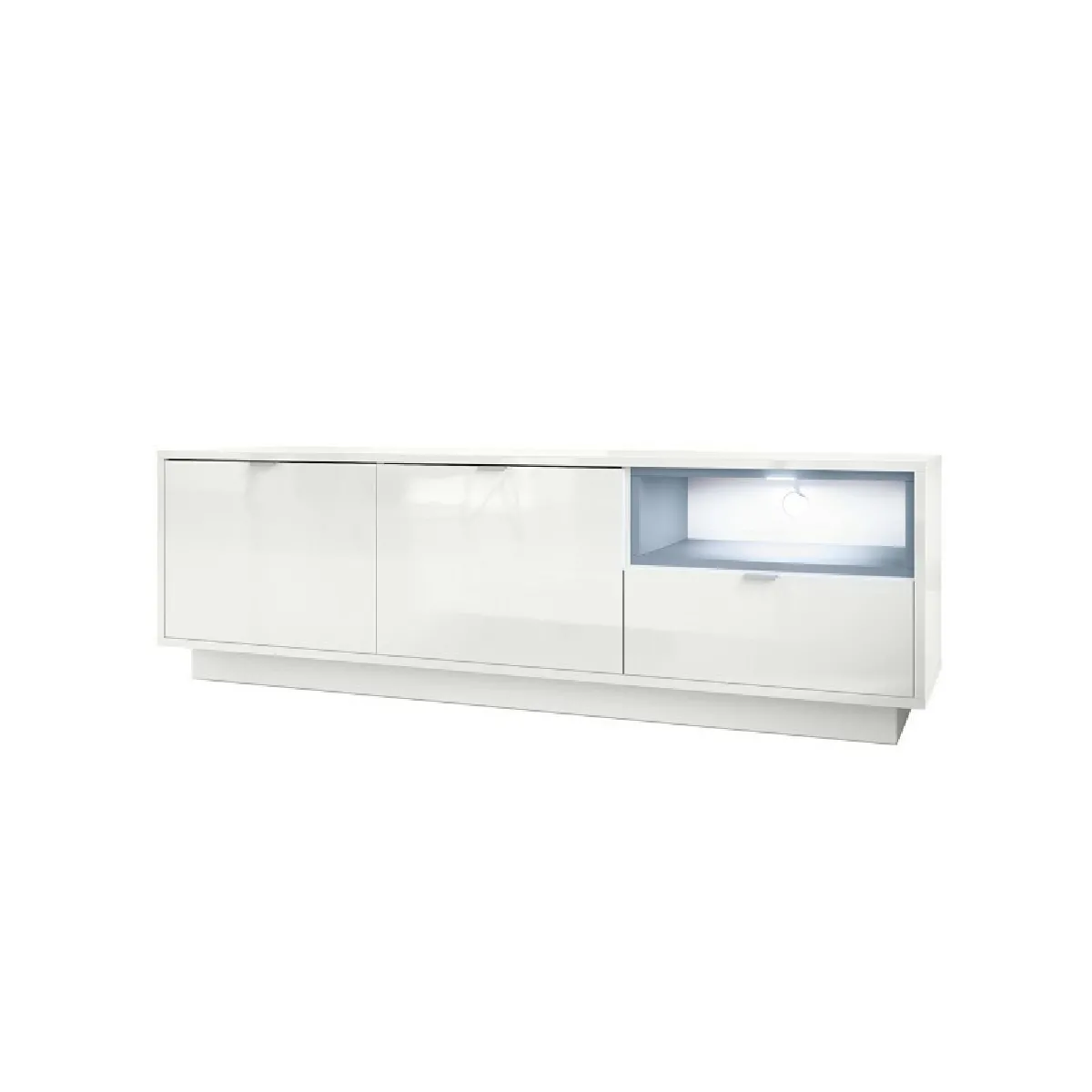 MPC Meuble TV - Laqué Blanc