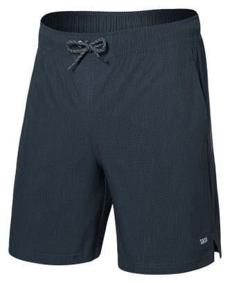 Short Saxx Multi-Sport 2N1 7in Striation Slub - Noir