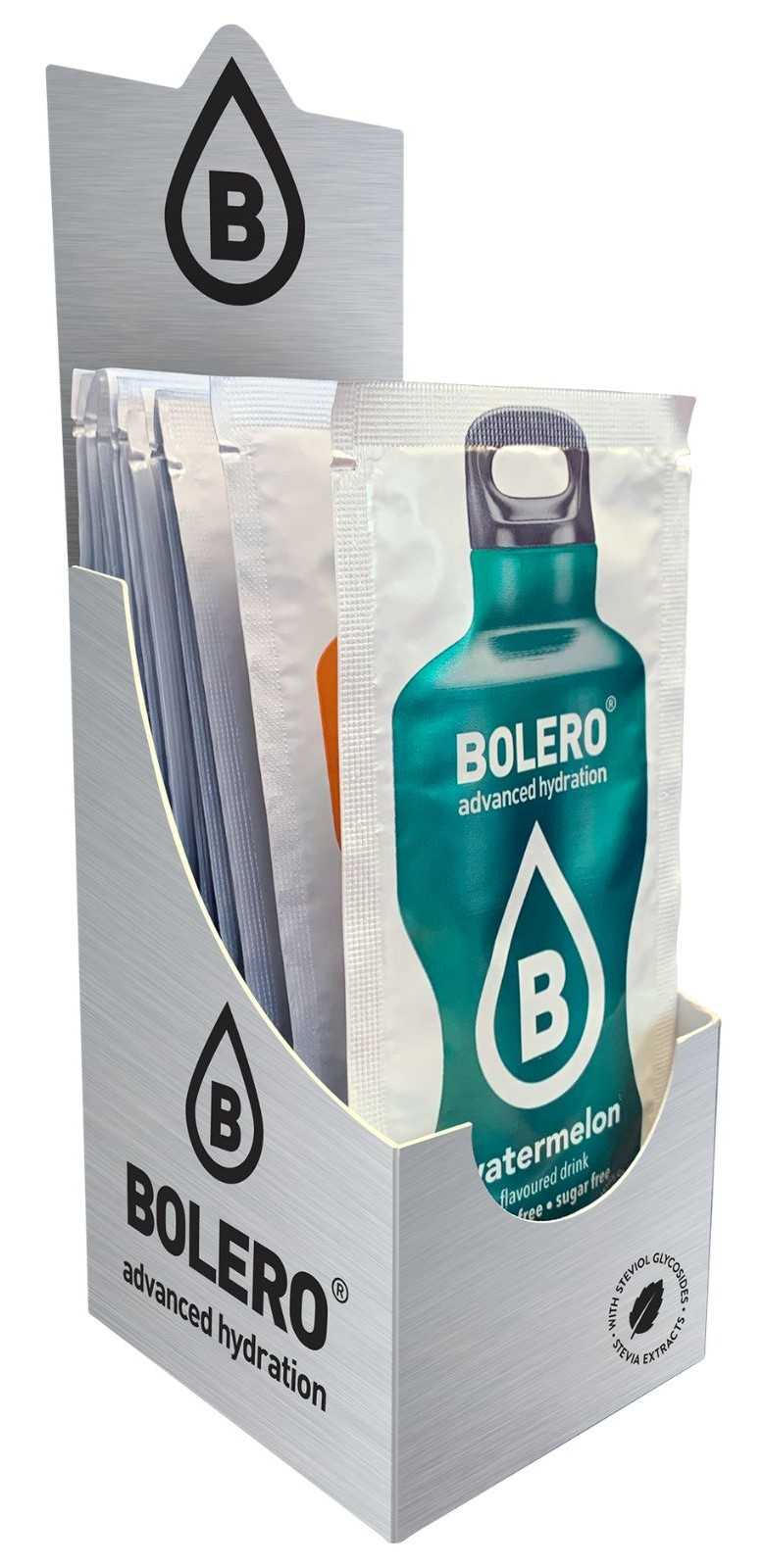 Mistura para bebidas Bolero, 12 sabores, 12 x 9 g