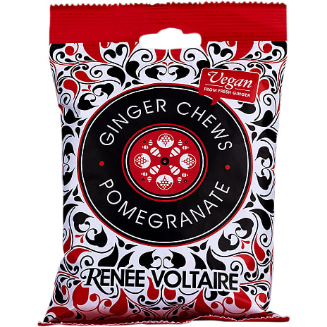 Chew stykker m. ingefær- og granatæblesmag