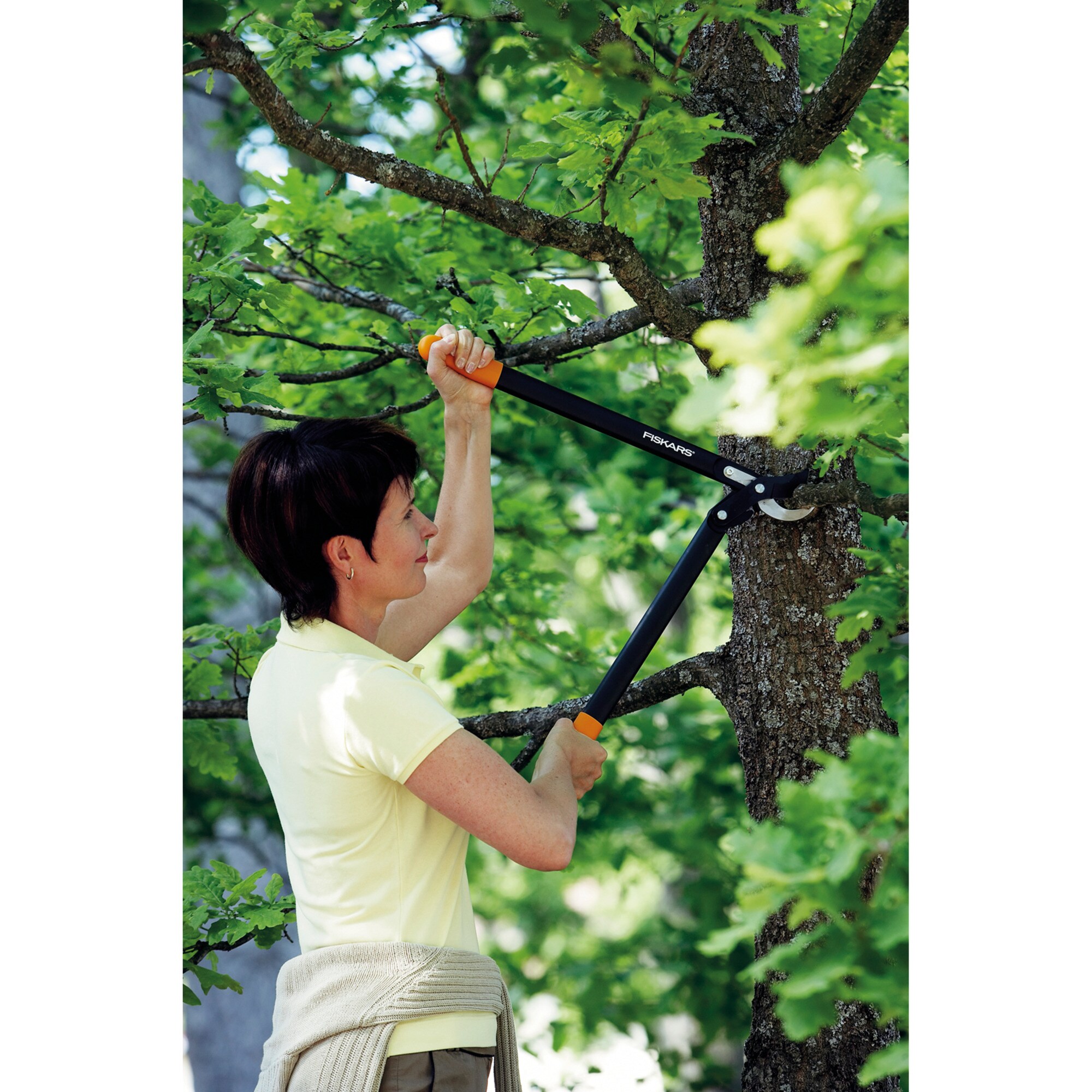 Fiskars Astschere PowerGear II Bypass Getriebe-Astschere L74