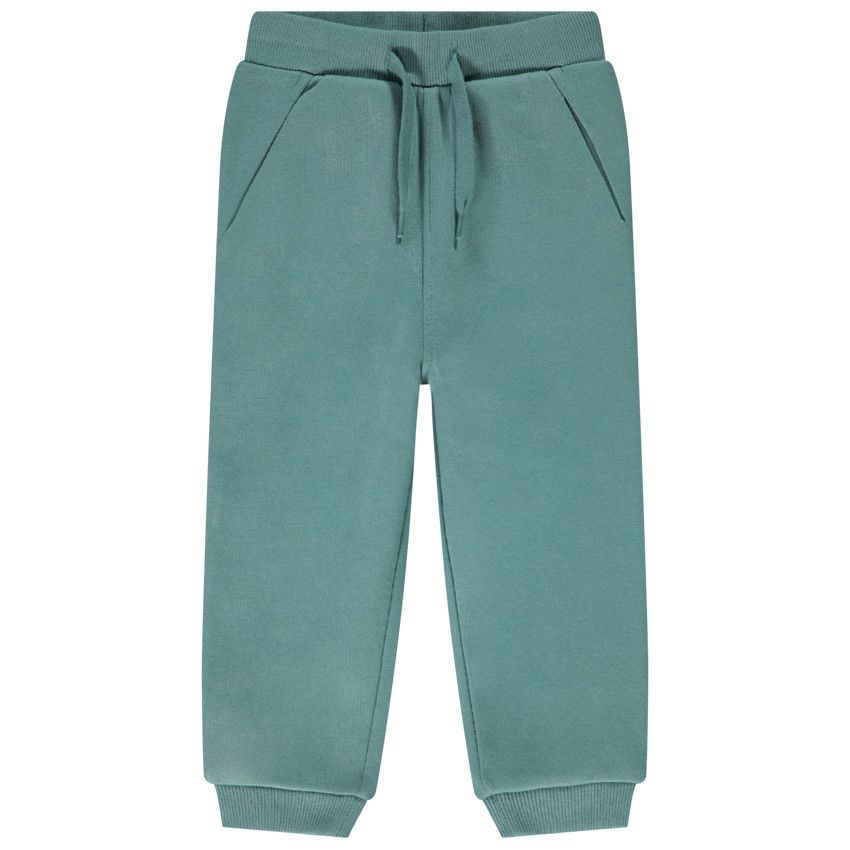 Jogging en molleton uni pour bébé garçon - Bleu marine
