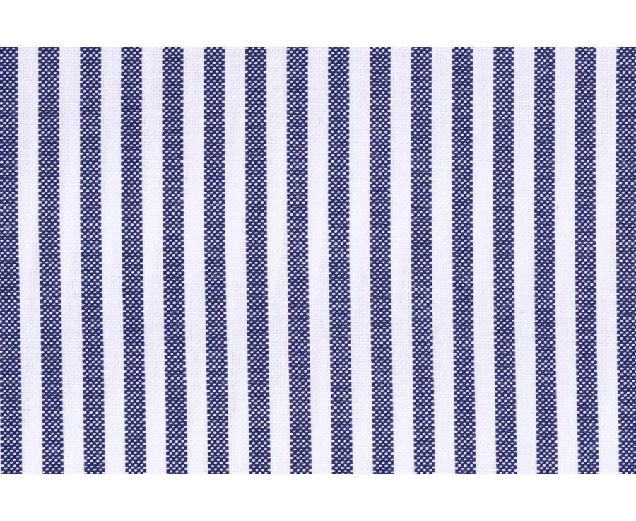 Chemise rayée bleu océan et blanc - KELLEN