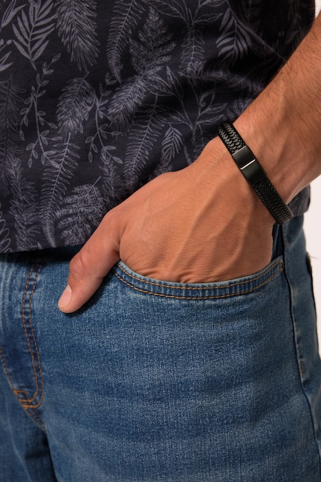 Leder-Armband, echtes Leder, Metall-Verschluss