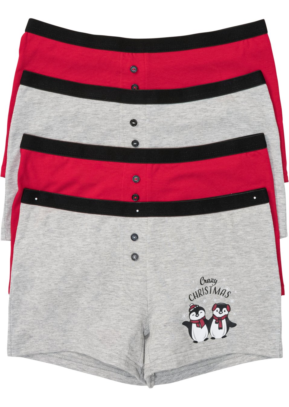 Lot de 4 boxers femme