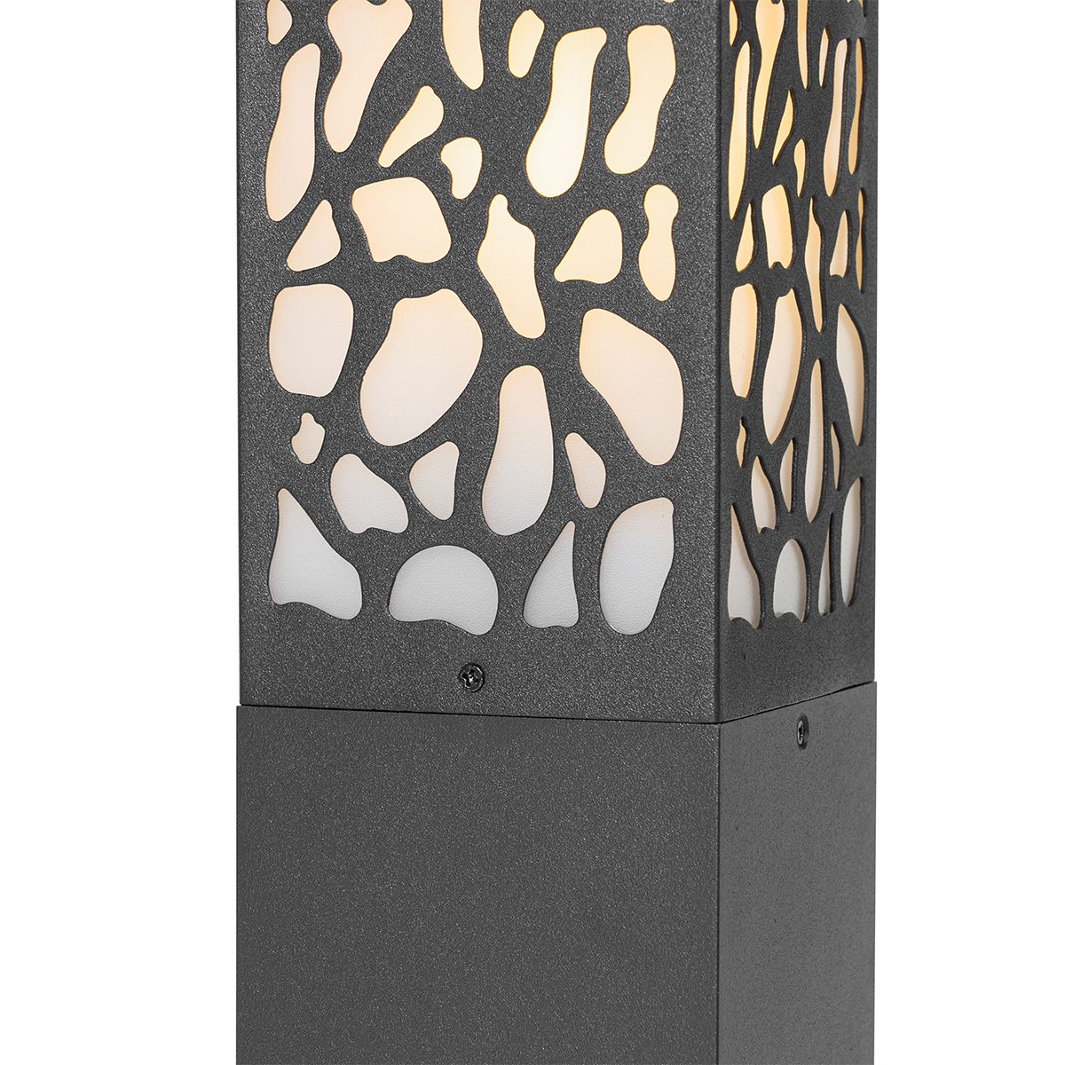 Modern buiten paaltje zwart 60 cm IP44 - Nicole