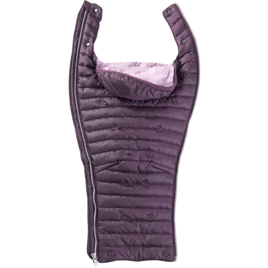 mamalila Stepp-Tragejacke Aubergine