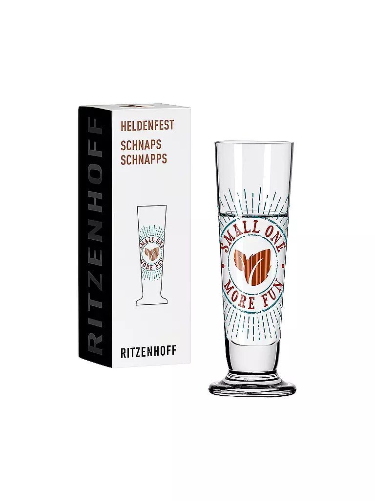 RITZENHOFF Heldenfest Schnapsglas 2022 #12 Rebecca Buss bunt