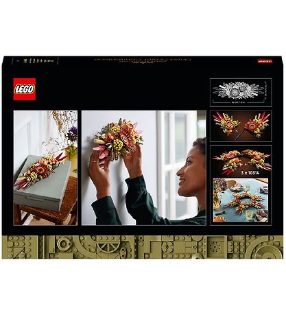 LEGO? Icons - Dekoration Med T?rrede Blomster - 10314 - 812 Dele