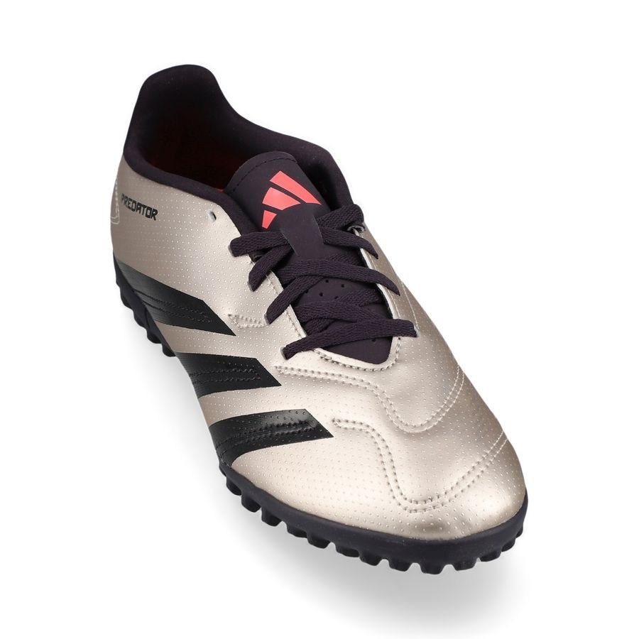adidas Predator Club TF Vivid Horizon - Argenté/Aurora Black/Turbo Enfant