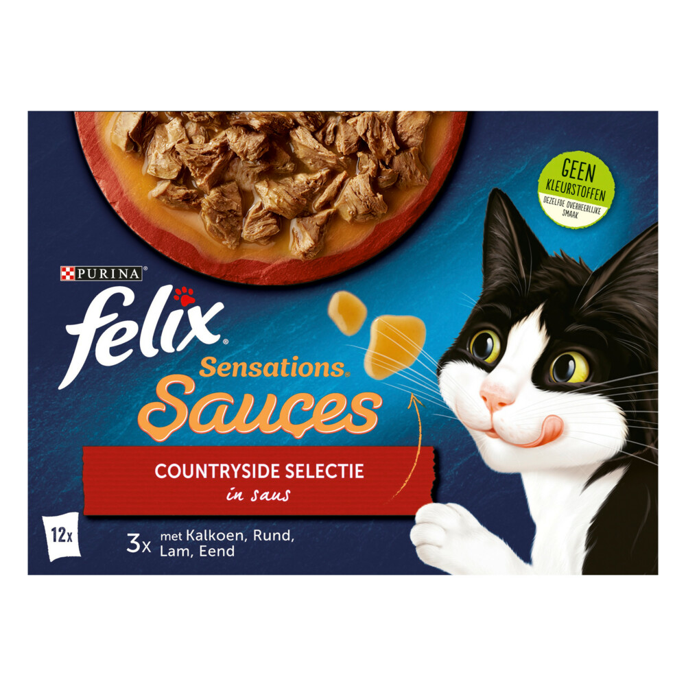 Felix Sensations Sauces Countryside Selectie in Saus12 x 85 gr